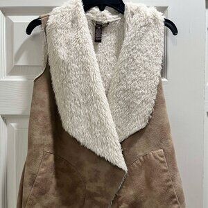 Bit & Bridle Suede, Sherpa Lined, Vest